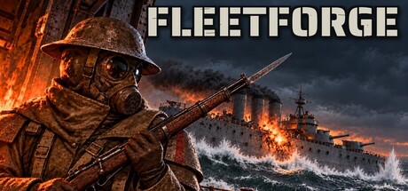 FleetForge: Warship Builder & Fleet Command — Steam header