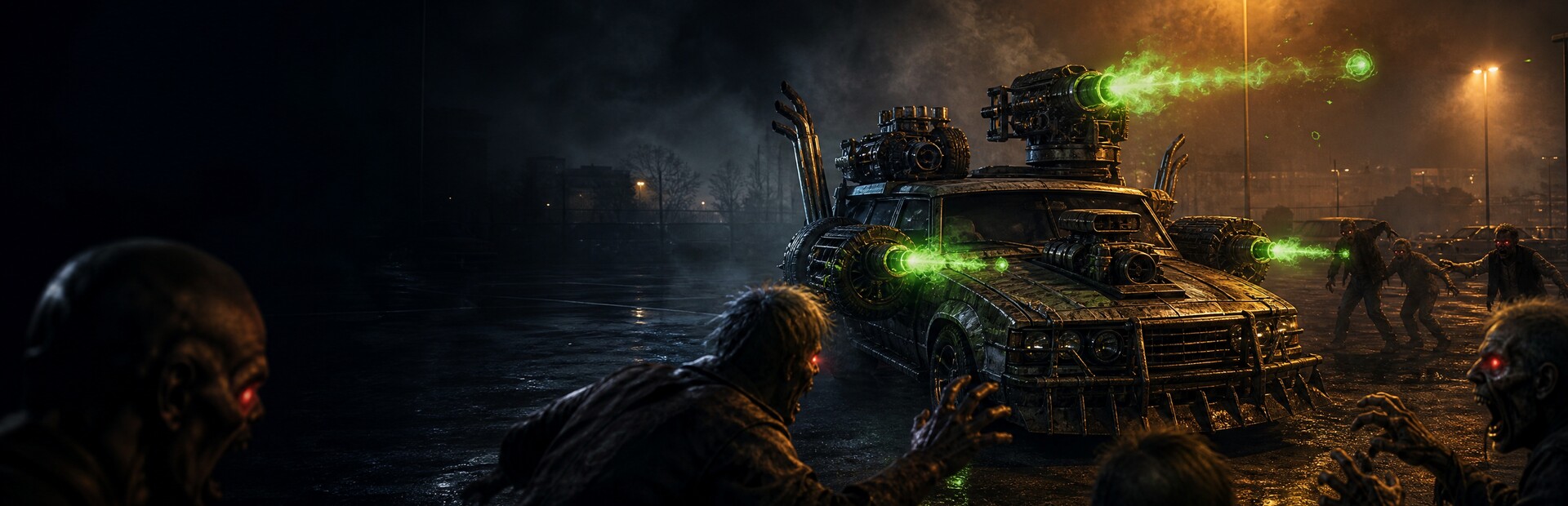 Zombie Parking Lot Defense