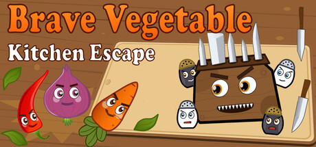 Brave Vegetable: Kitchen Escape — Steam header