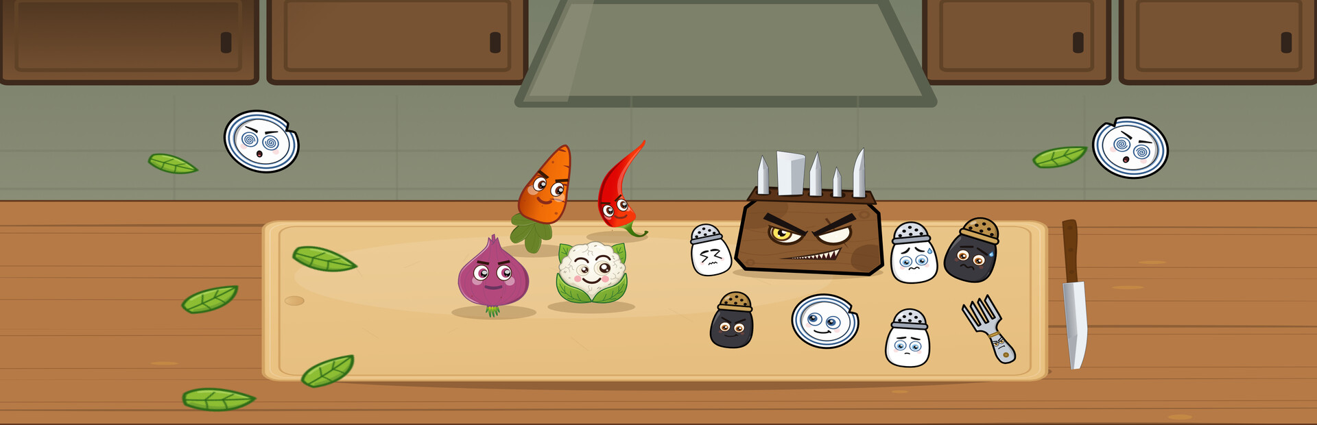 Brave Vegetable: Kitchen Escape