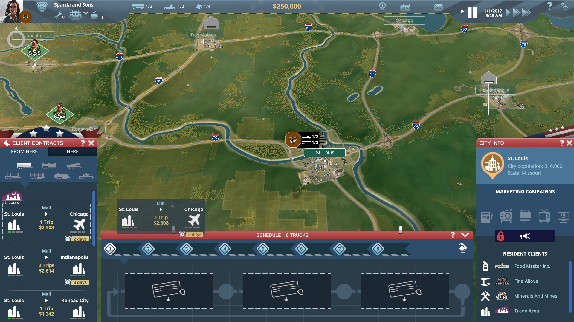 TransRoad: USA screenshot 2