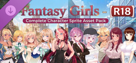 Saikey Assets - [R18] Fantasy Girls - Character Sprite Asset Pack