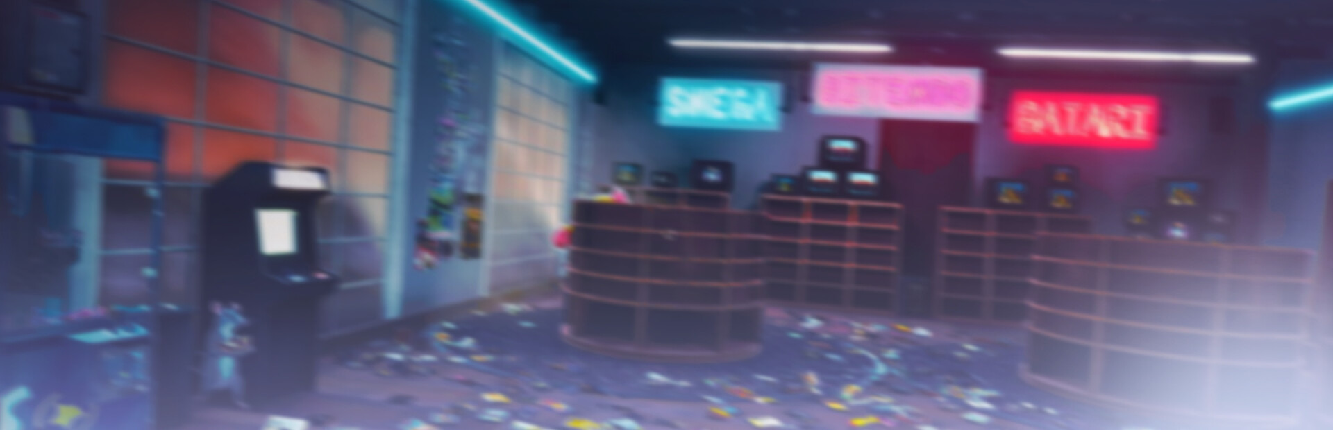 MY CAT SCATTERED GAMES: Tidy Videogame Supermarket