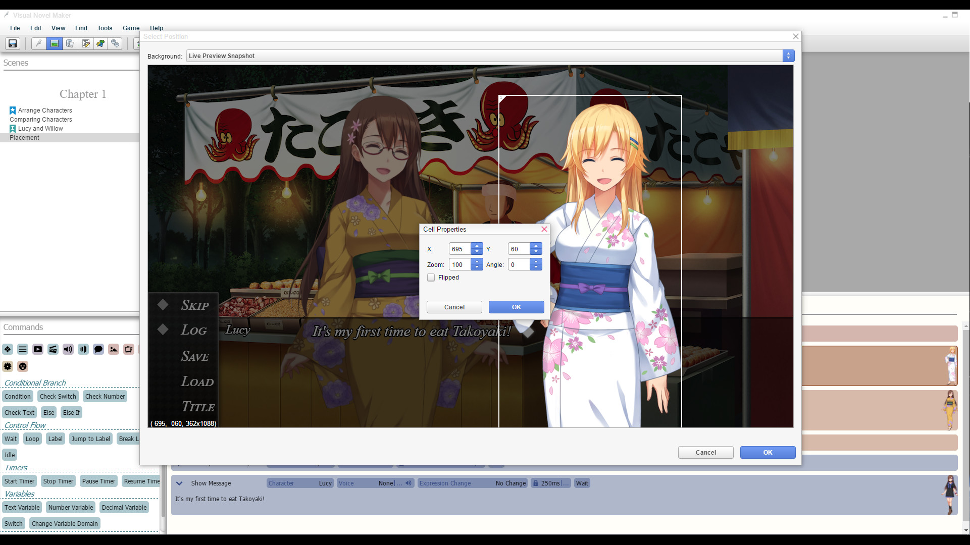 Visual Novel Maker screenshot 5