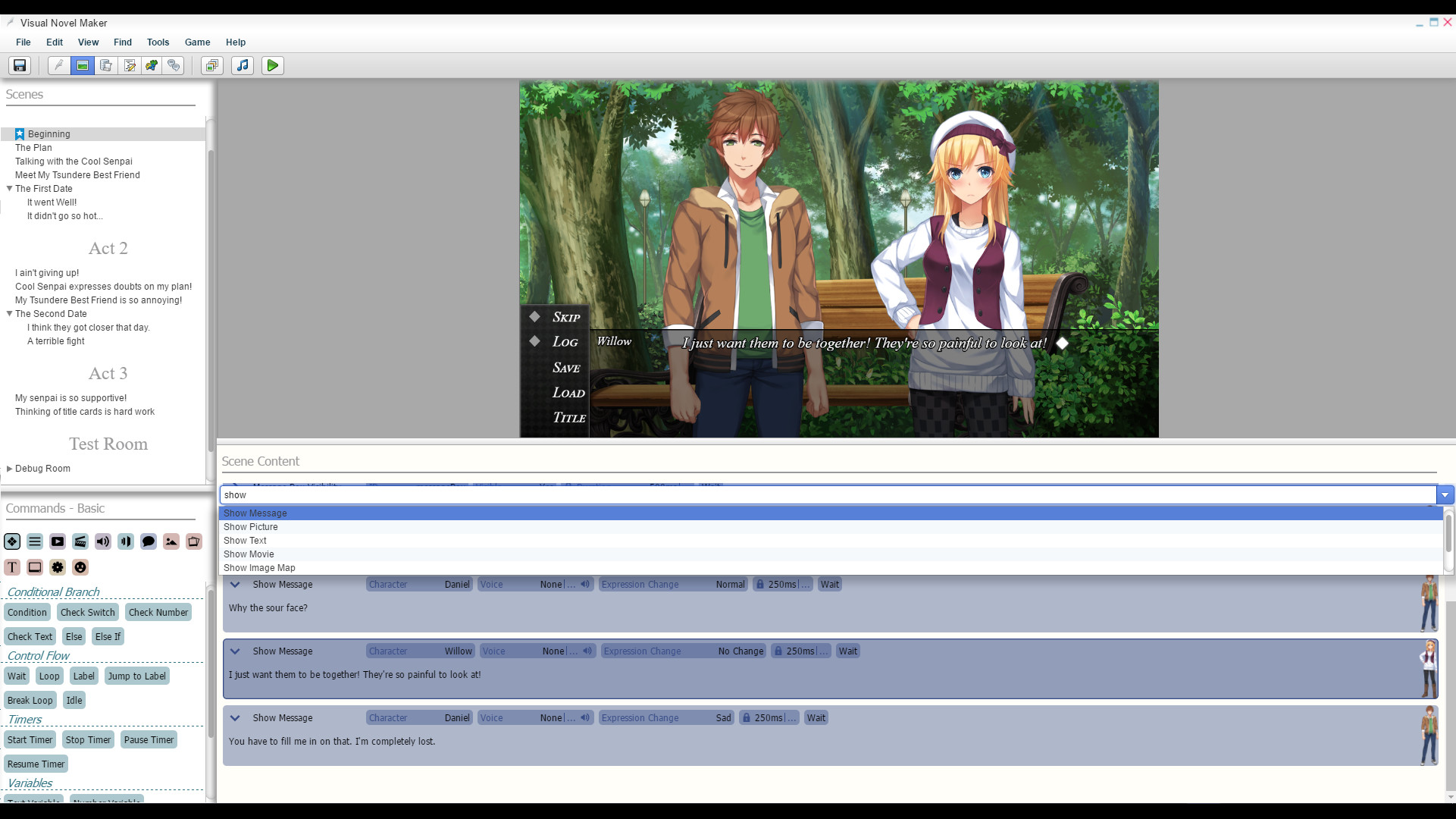 Visual Novel Maker screenshot 4