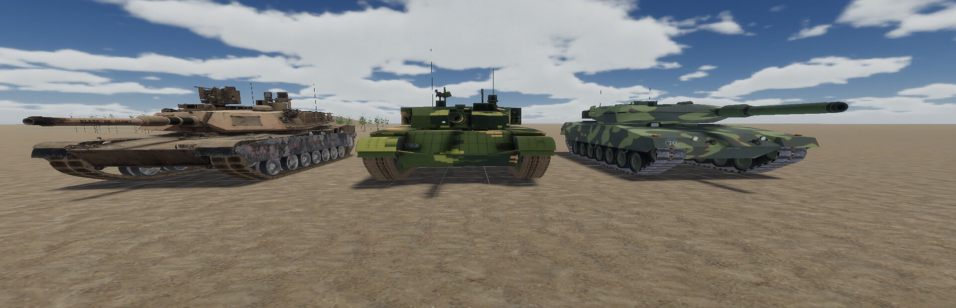 Armored clash