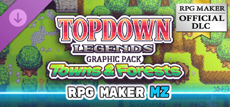 RPG Maker MZ - Topdown Legends Graphic Pack - Towns and Forests