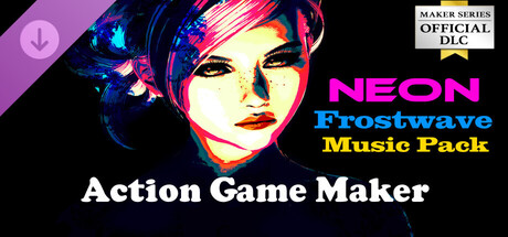 ACTION GAME MAKER - Neon Frostwave Music Pack