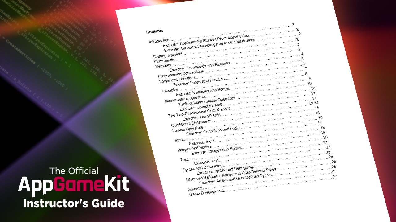 AppGameKit classic - Educational Materials Pack screenshot 4