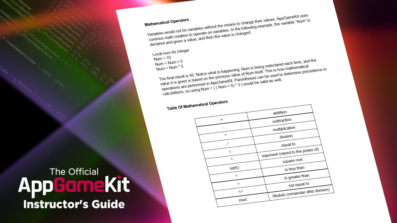 AppGameKit classic - Educational Materials Pack screenshot 6