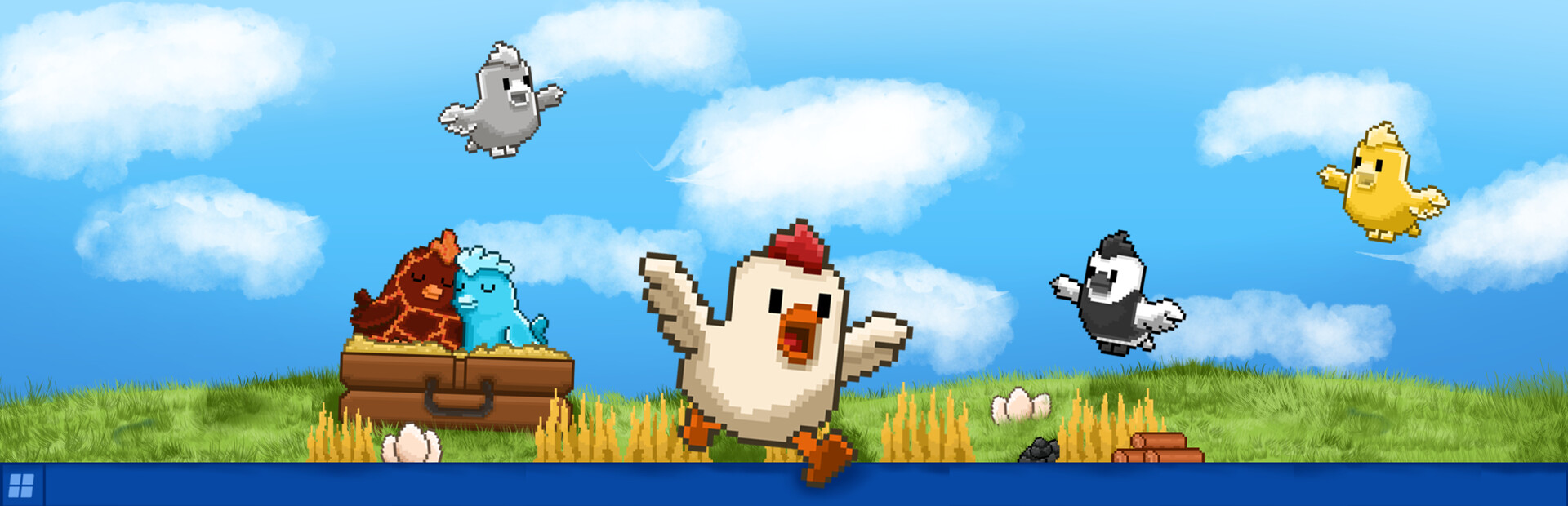 Taskbar Chickens