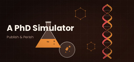 A PhD Simulator - Publish & Perish