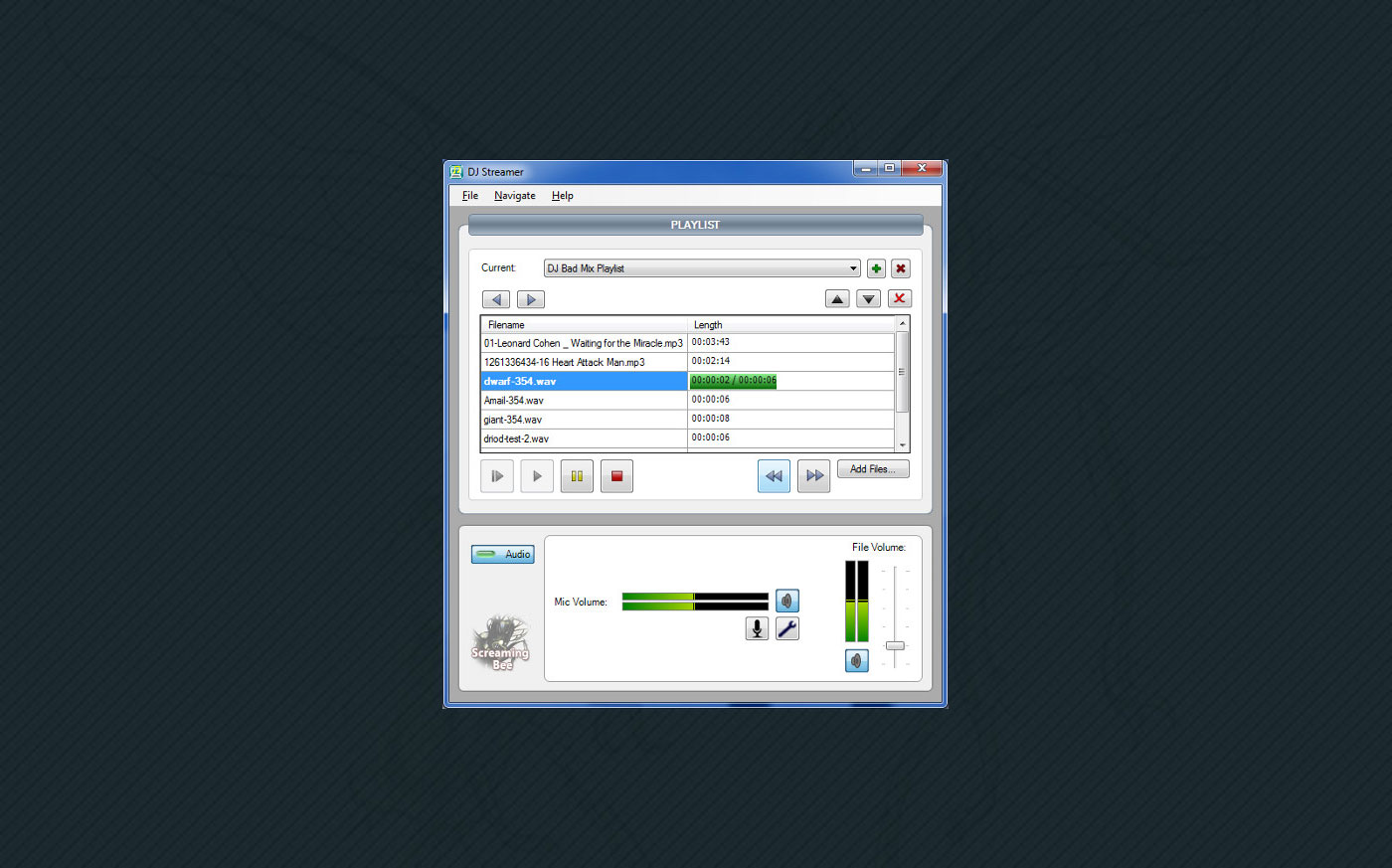DJ Streamer screenshot 1
