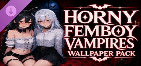 Horny Femboy Vampires Wallpaper Pack