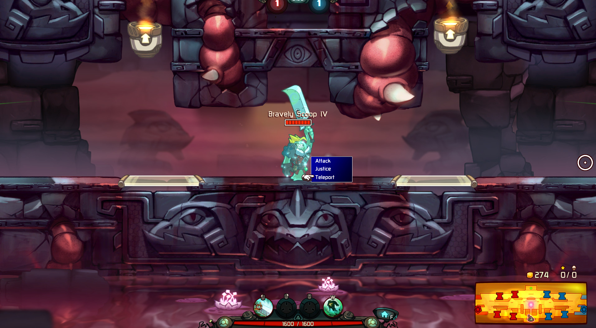 Awesomenauts - Bravely Scoop IV: Eternal Fantasy Skin screenshot 5