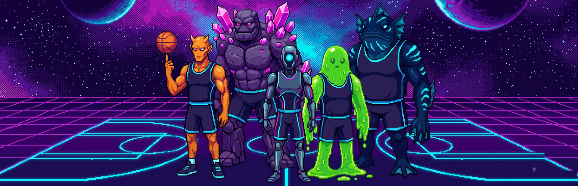 Cosmic Crossover: Roguelike Basketball