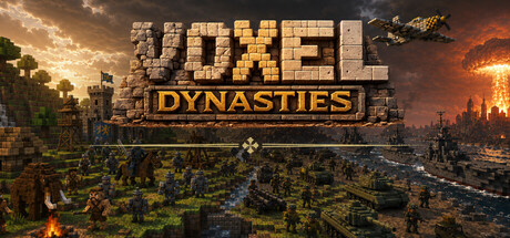 Voxel Dynasties — Steam header