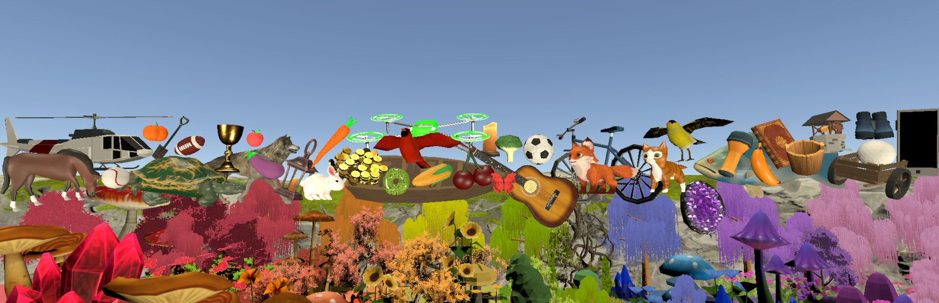 Hidden Objects Painted Forest