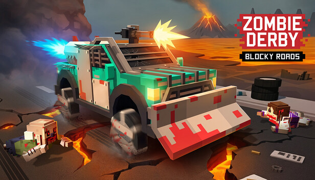 Zombie Derby: Blocky Roads