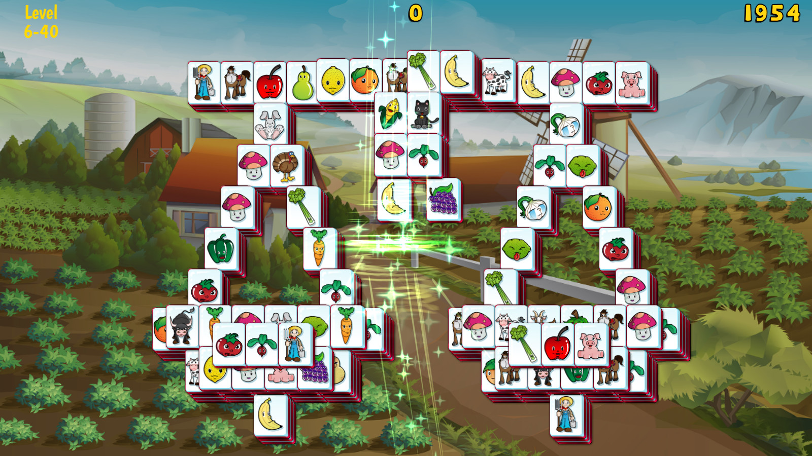 Barnyard Mahjong 3 screenshot 1