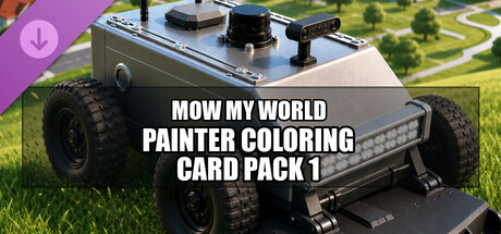 Mow My World - Painter Coloring Card Pack 1