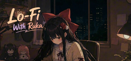 Lo-Fi with Ruka — Steam header