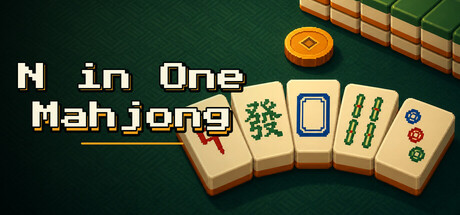 Pixel Mahjong — Steam header