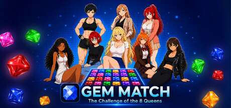 Gem Match: The Challenge of the 8 Queens — Steam header