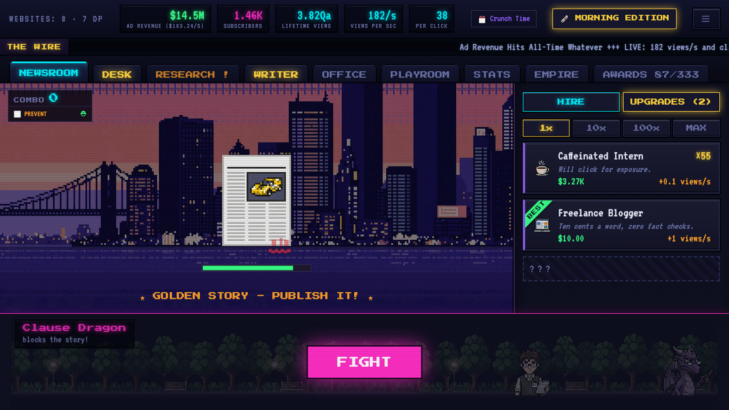 Clickbait Tycoon Patches and Updates · SteamDB