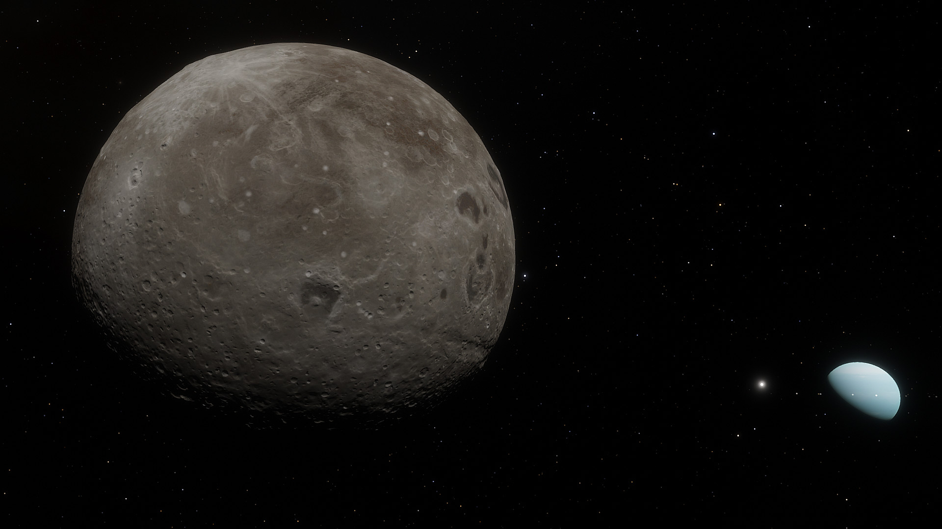 SpaceEngine - Uranus System HD screenshot 6