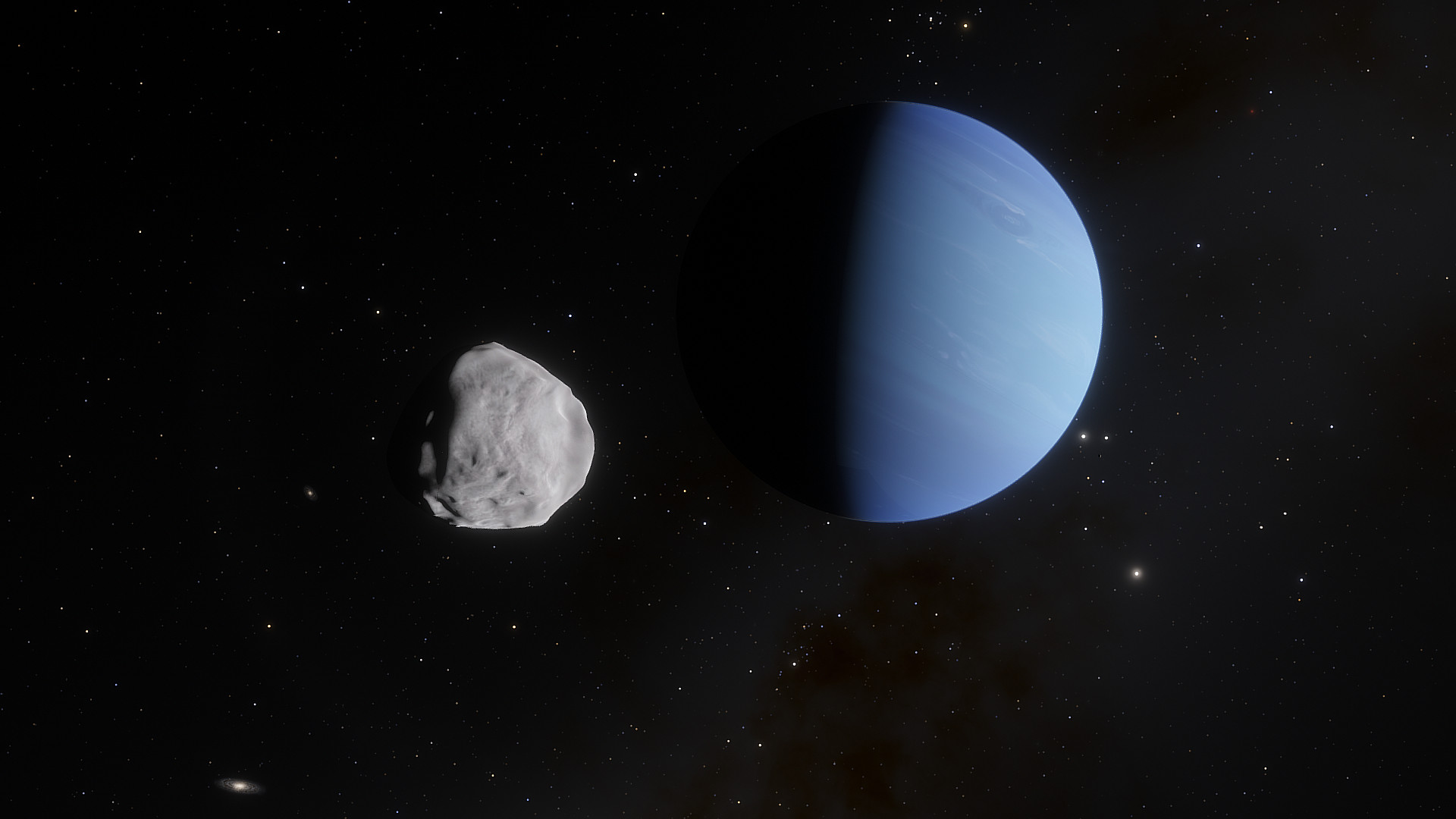 SpaceEngine - Neptune System HD screenshot 2