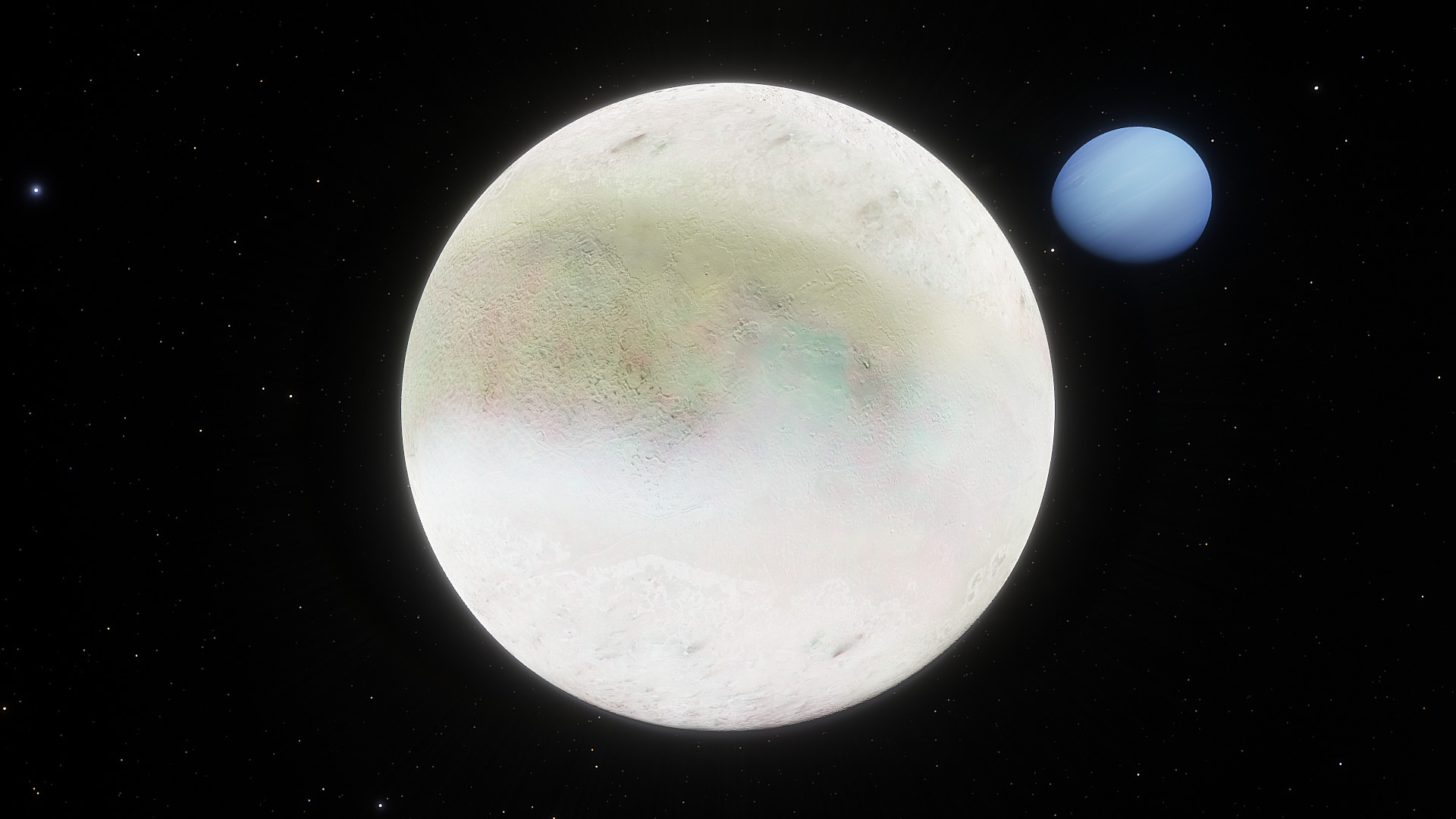 SpaceEngine - Neptune System HD screenshot 3