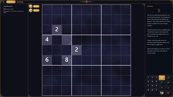 Sudoku Mansion screenshot 4