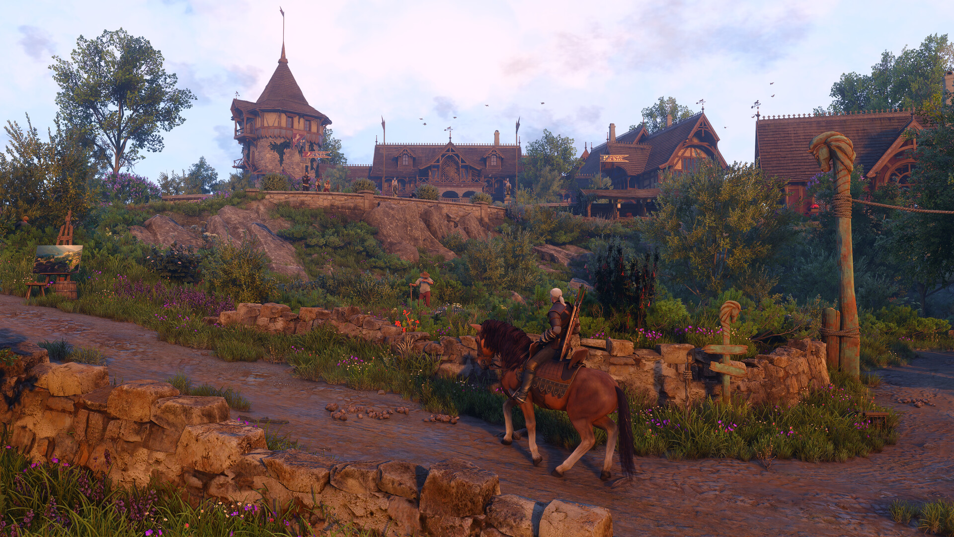 Uno screenshot di Songs of the Past, l'espansione di The Witcher 3 in arrivo nel 2027