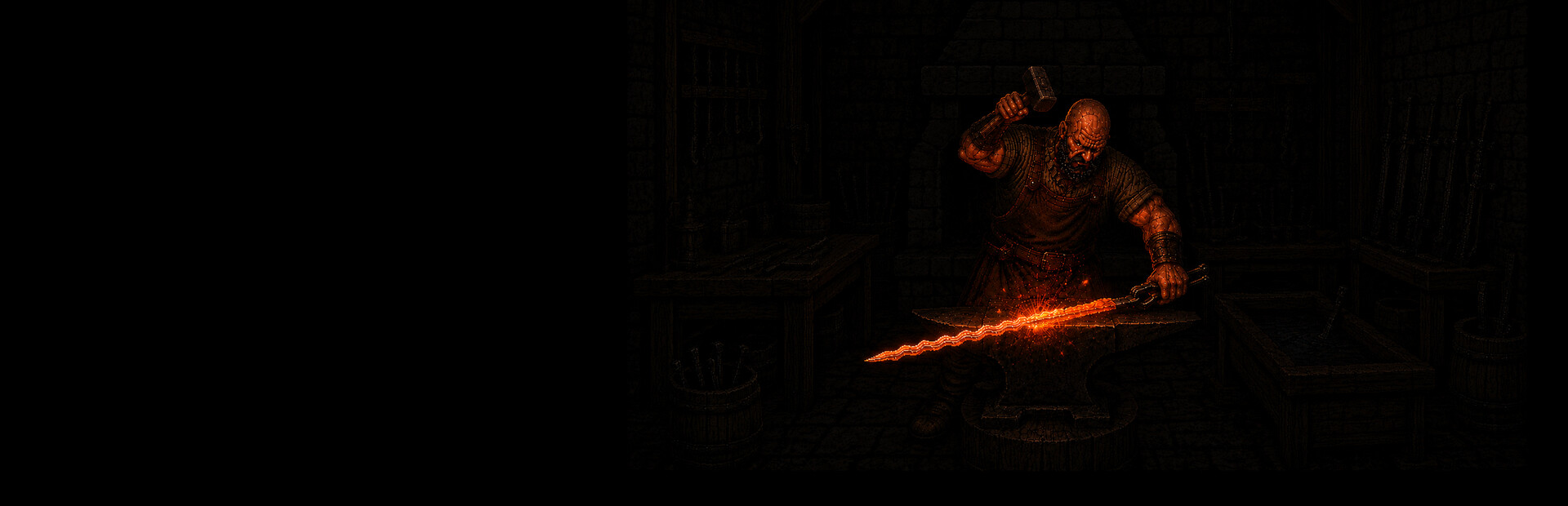 Medieval Fantasy Blacksmith Shop