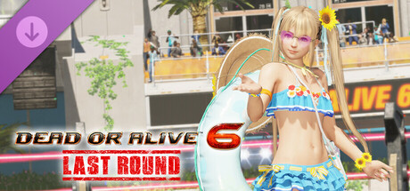 DOA6LR Marie Rose Wicked Lil' Sunflower: Blue Hawaii Soda