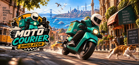 Moto Courier Simulator — Steam header