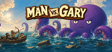 Man vs. Gary — Steam header