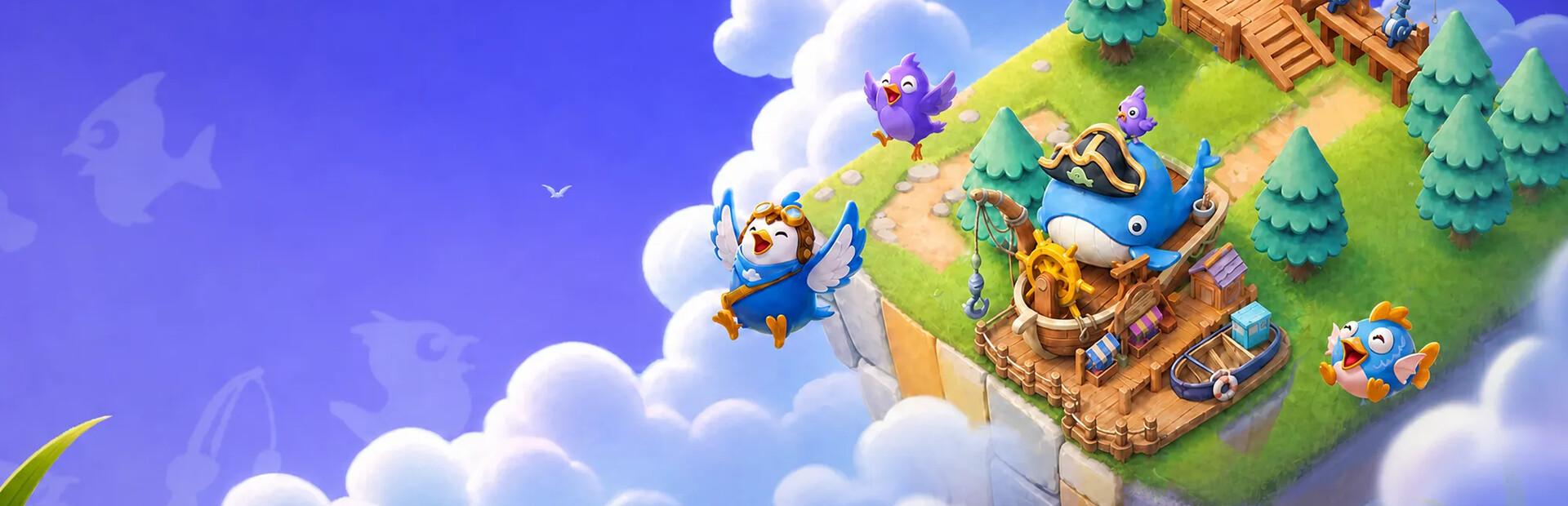 Cloud sea angler:Sky survival