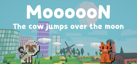 MoooooN - The cow jumps over the moon — Steam header