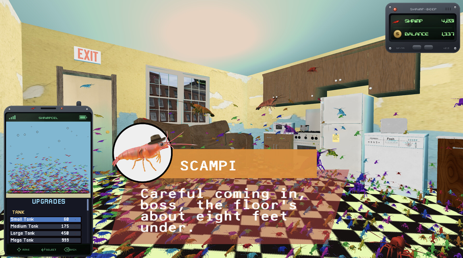 subject - Poster Indoor Shrimp Farming Simulator on Steam