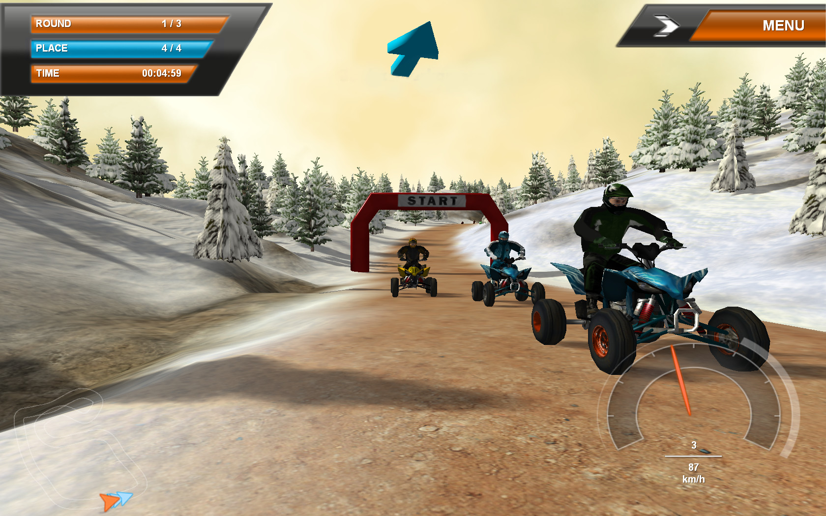 ATV Quadracer Ultimate screenshot 1