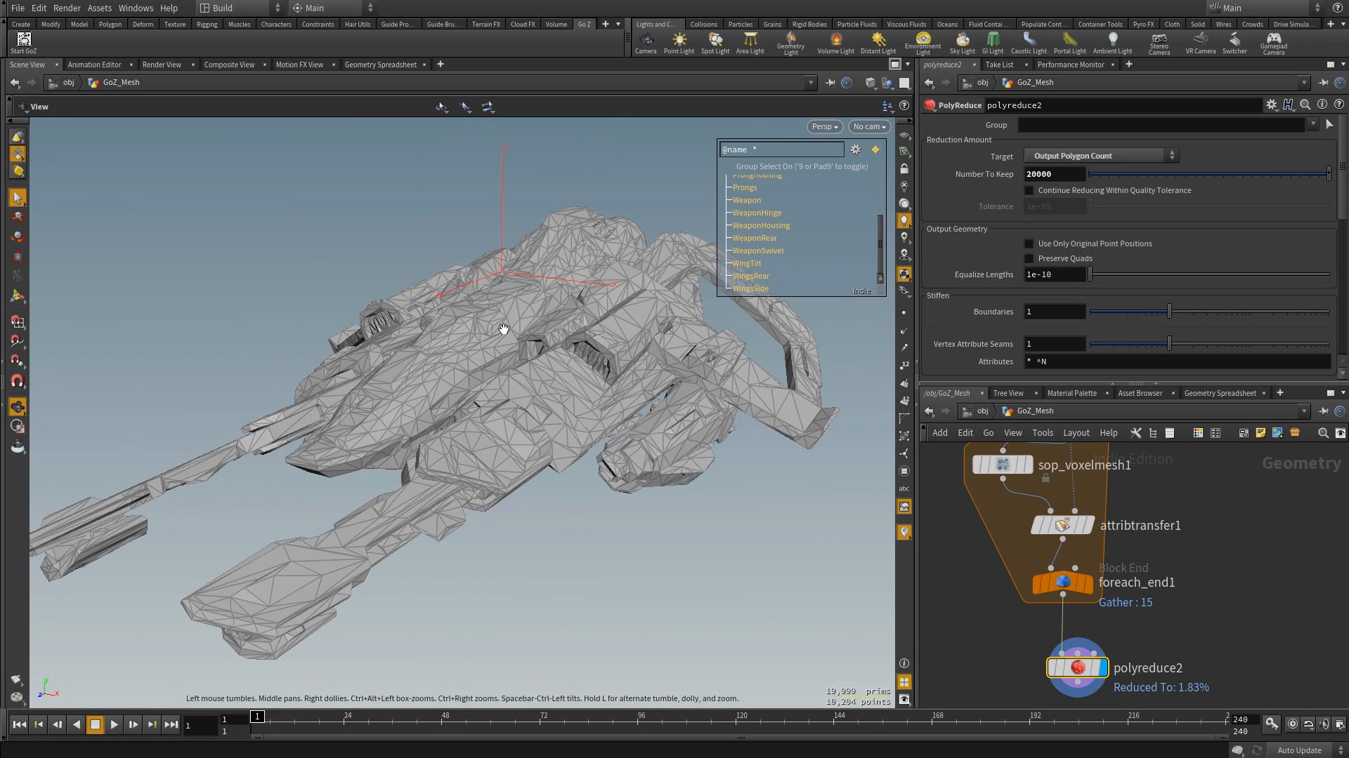 Houdini Indie screenshot 9