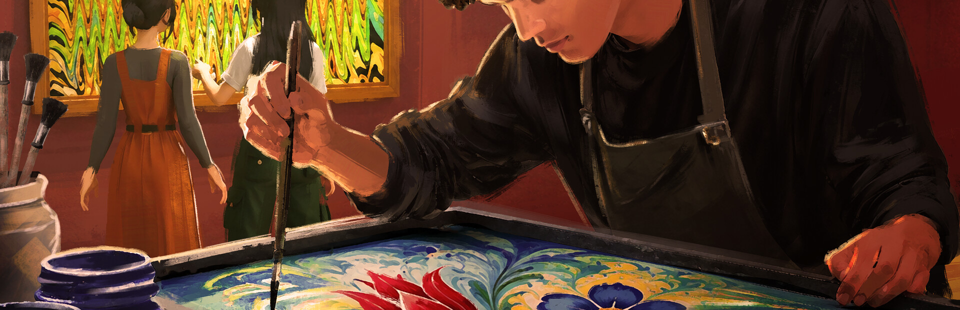 Ebru Artist Simulator