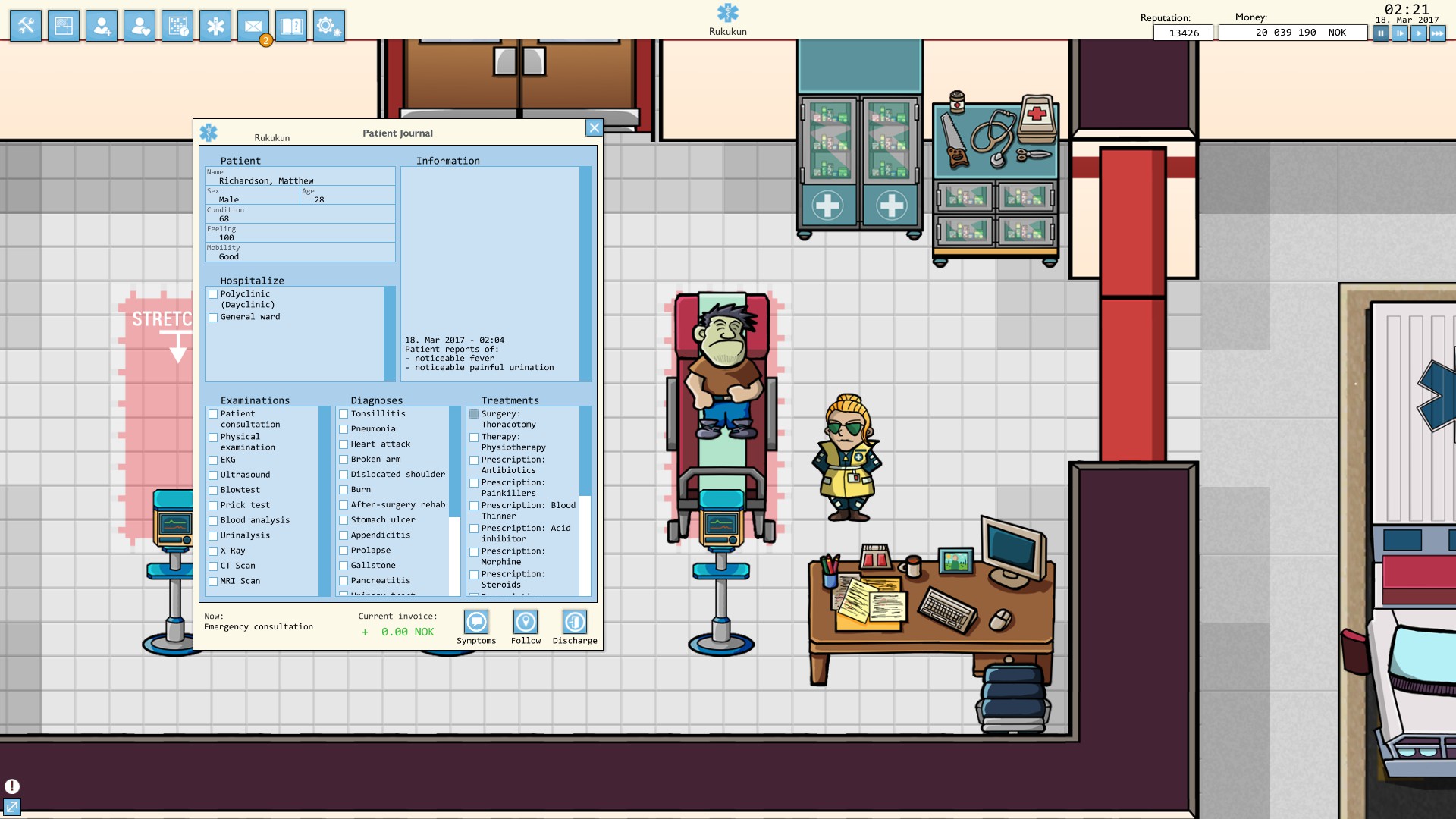 Hospitalize screenshot 3