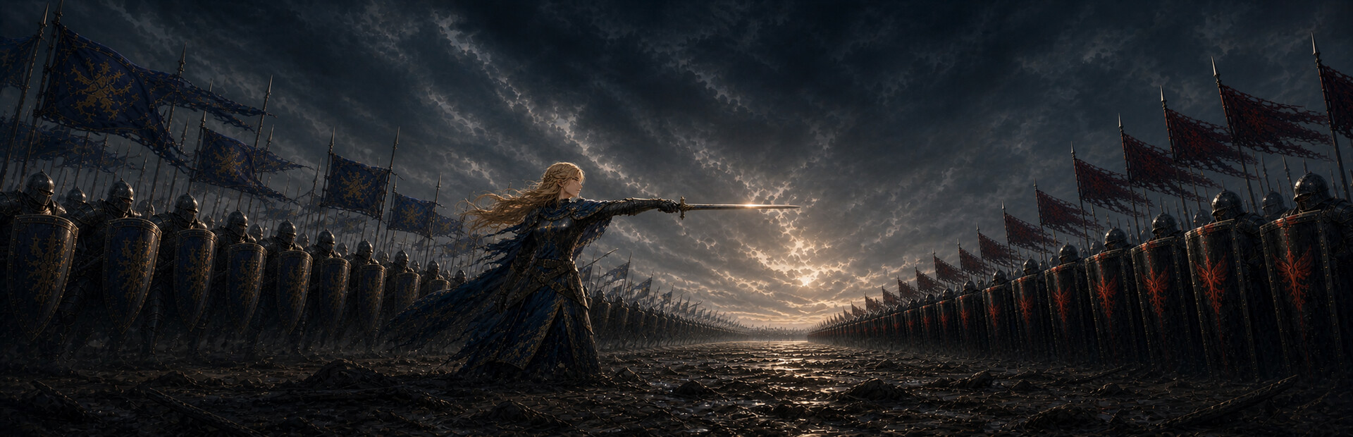WHEN ARMIES WAVER