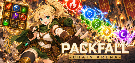 Packfall Chain Arena — Steam header