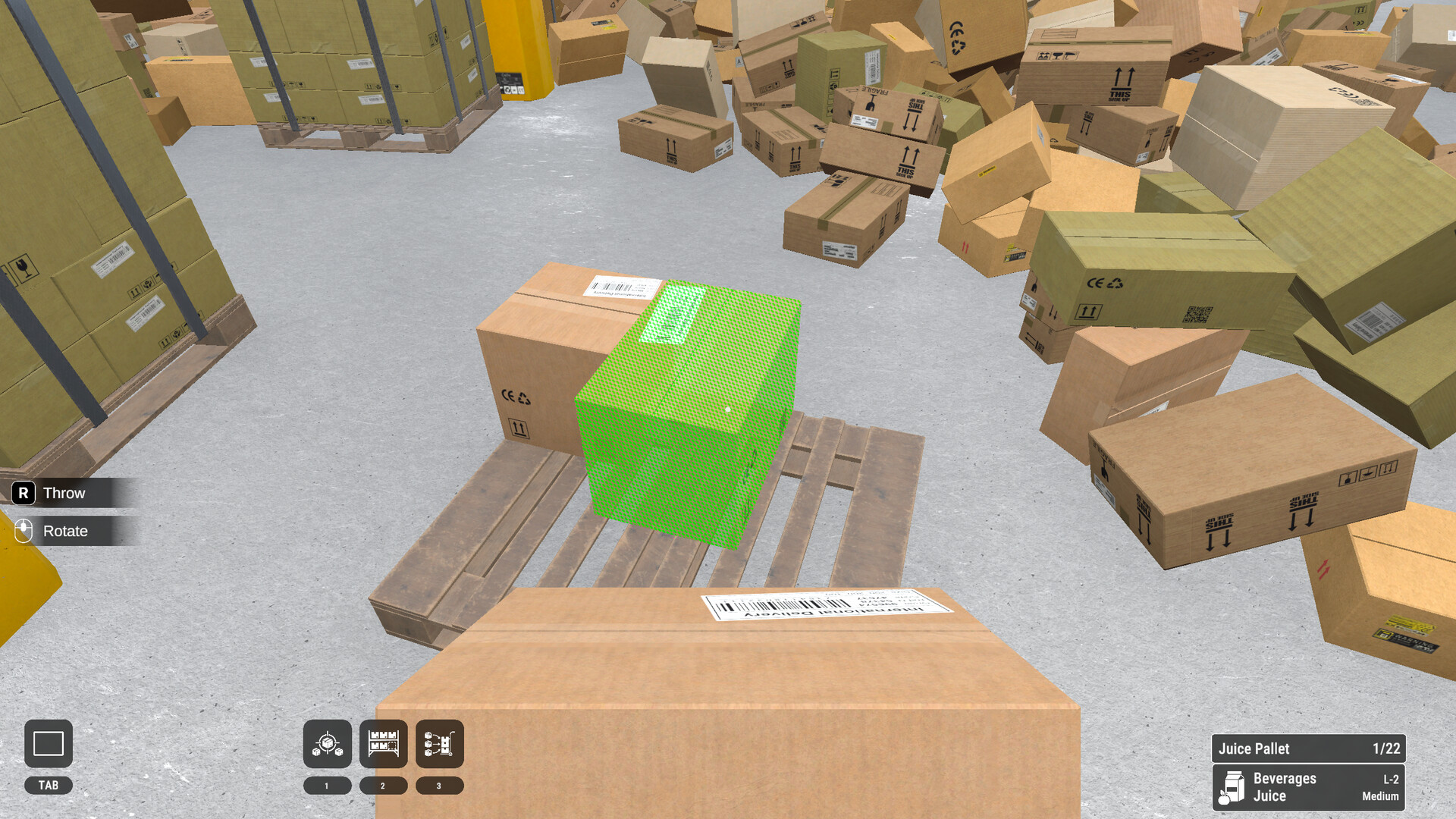 Package Piles Tidy Up The Warehouse gameplay screenshot 1