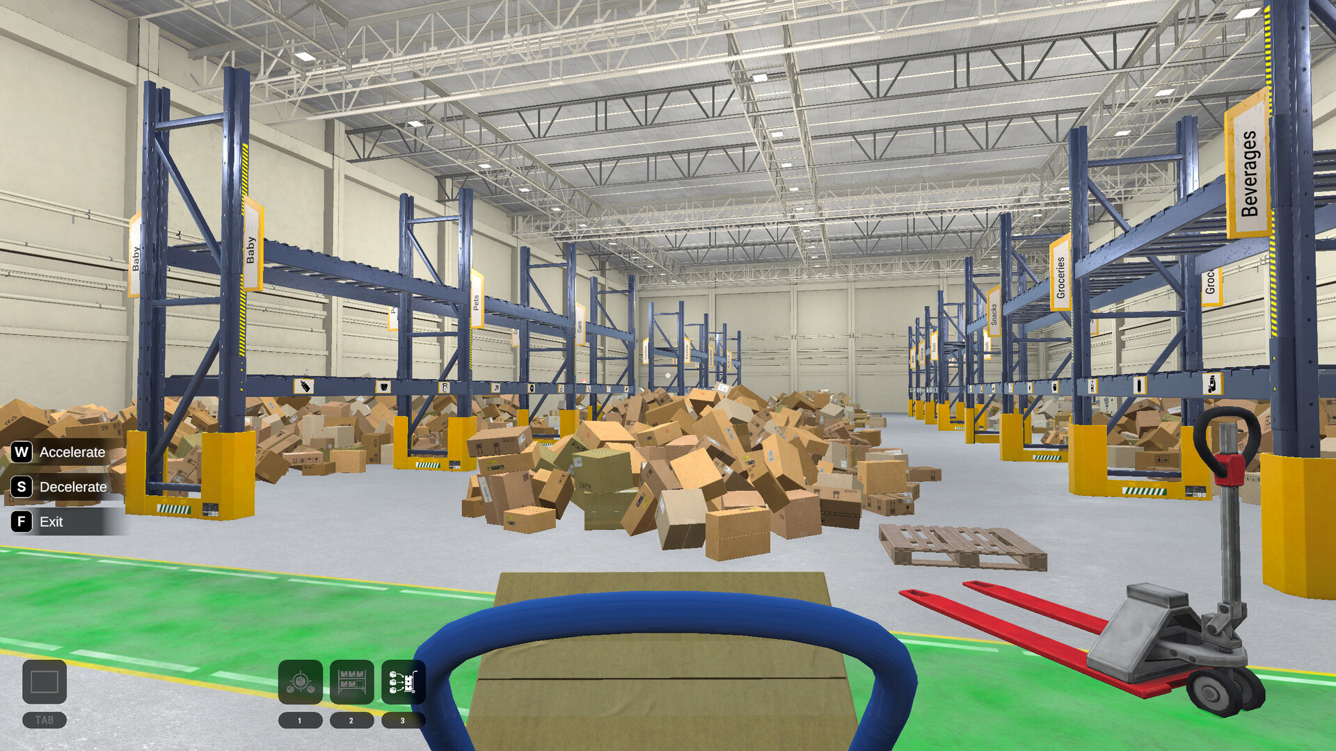Package Piles Tidy Up The Warehouse gameplay screenshot 2