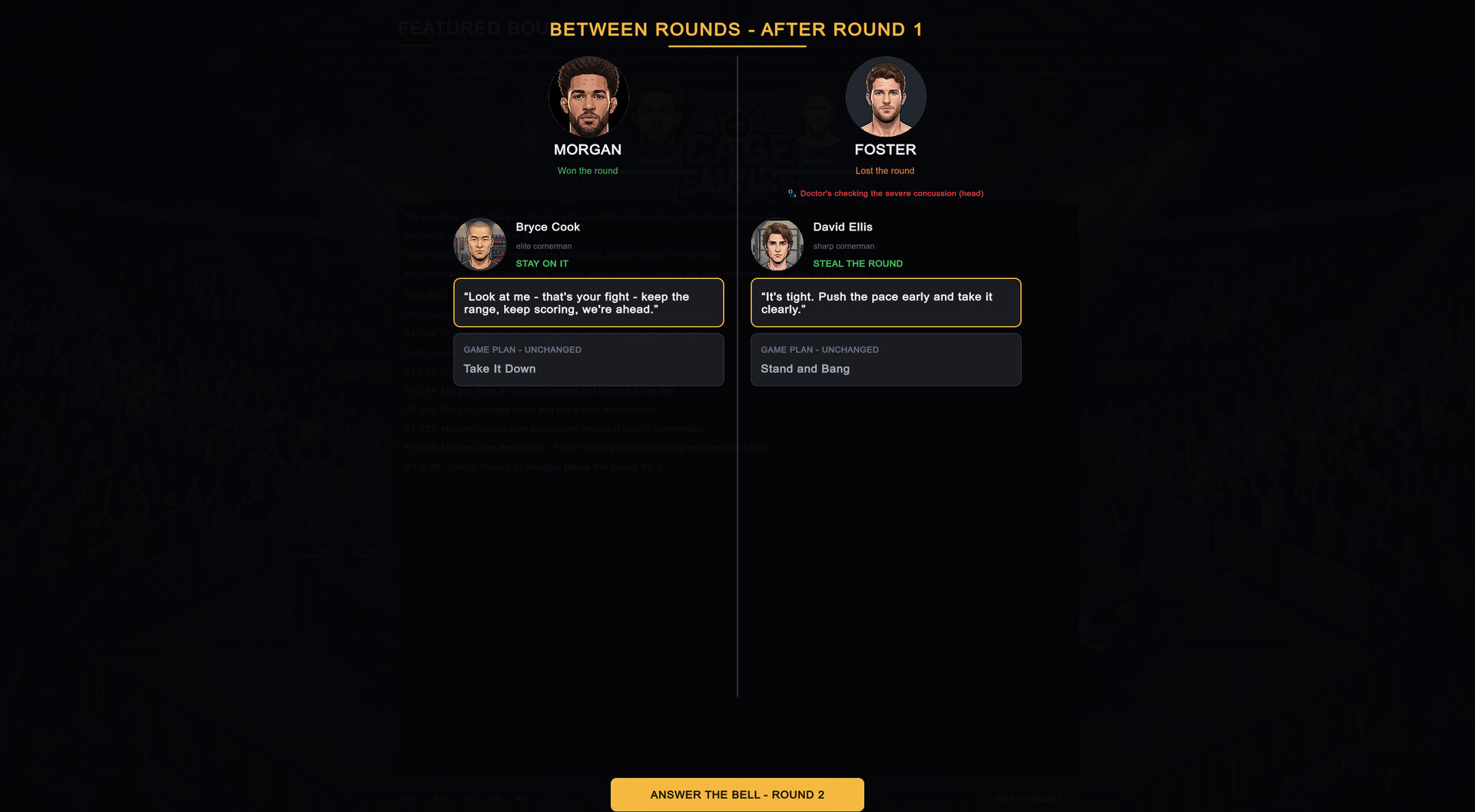 Cage Empire MMA Manager gameplay screenshot 3